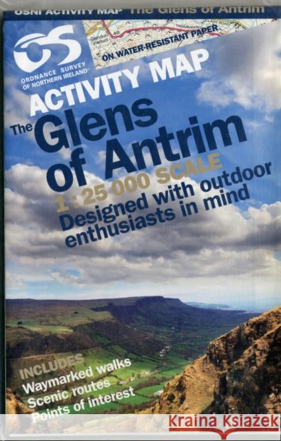 Glens of Antrim Ordnance Survey of Northern Ireland 9781905306671 Land & Property Services