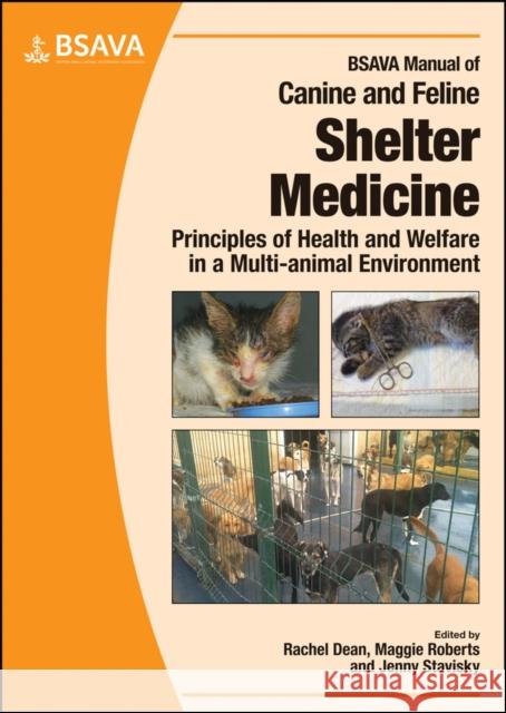 BSAVA Manual of Canine and Feline Shelter Medicine: Principles of Health and Welfare in a Multi-Animal Environment Dean, Rachel 9781905319848