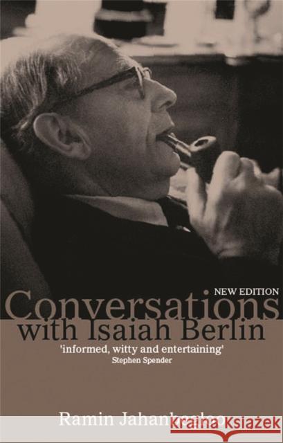 Conversations With Isaiah Berlin Ramin Jahanbegloo 9781905559039