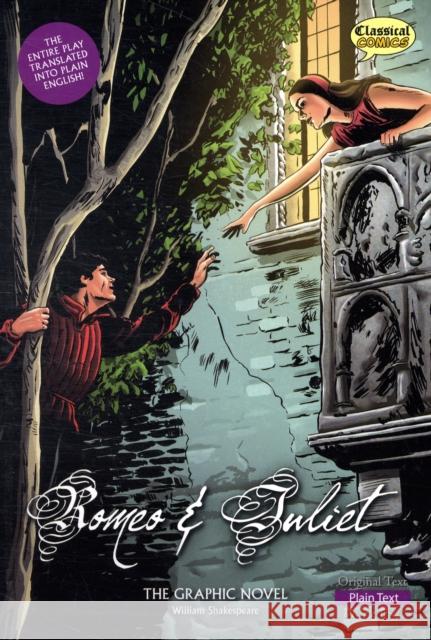 Romeo and Juliet The Graphic Novel: Plain Text William Shakespeare 9781906332204 Classical Comics