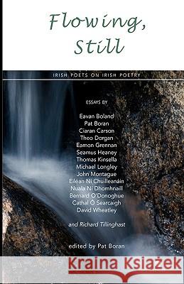 Flowing, Still: Irish Poets on Irish Poetry Boran, Pat 9781906614041 Dedalus Press