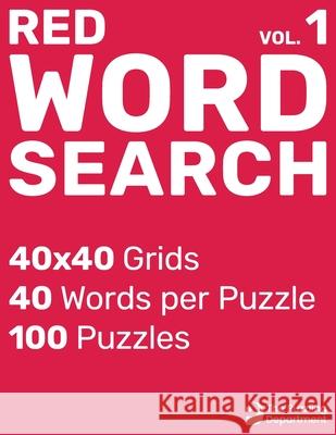 Red Word Search Vol. 1 The Puzzling Department 9781907347177 White Crane Publishing