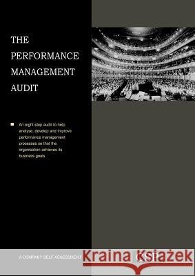 The Performance Management Audit Michael Armstrong 9781907766022 Cambridge Strategy Publications Ltd