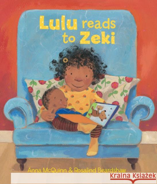 Lulu Reads to Zeki Anna McQuinn 9781907825040 Alanna Max