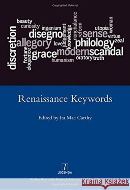 Renaissance Keywords  9781907975295 Maney Publishing