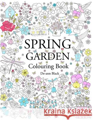 Spring Garden: Colouring Book de-Ann Black 9781908072818 Toffee Apple Publishing
