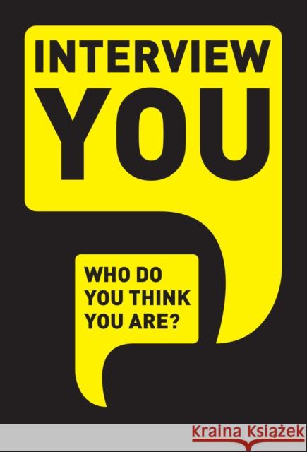 Interview You: Who Do You Think You Are? Patrick Potter 9781908211439 Carpet Bombing Culture