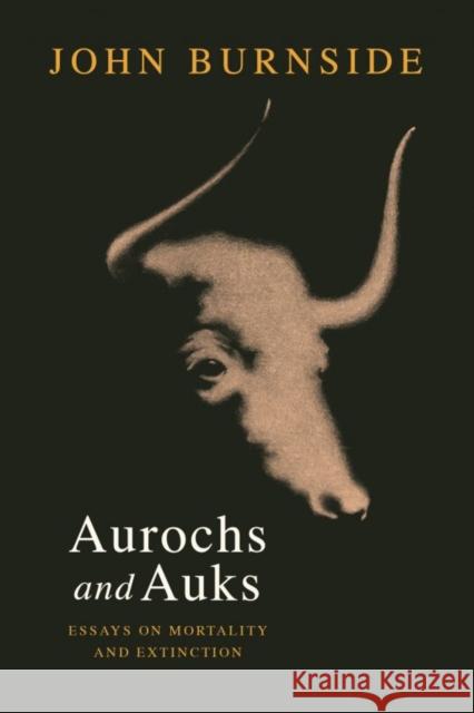 Aurochs and Auks: Essays on mortality and extinction John Burnside 9781908213891 Little Toller Books