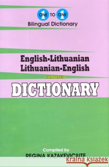 One-to-one dictionary: English-Lithuanian & Lithuanian-English dictionary  9781908357519 IBS Books