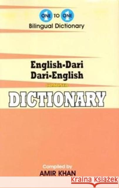 English-Dari & Dari-English One-to-One Dictionary. Script & Roman (exam-suitable) Amir Khan   9781908357953 IBS Books