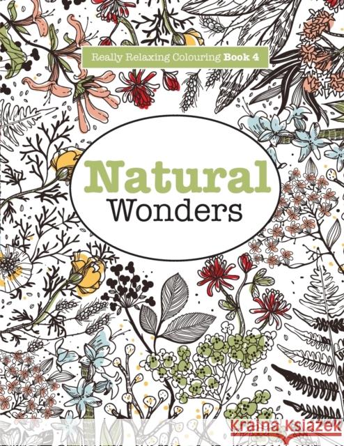 Really RELAXING Colouring Book 4: Natural Wonders - A Colourful Journey Through the Natural World James, Elizabeth 9781908707475 Kyle Craig Publishing