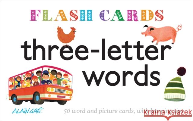 Flash Cards: Three-Letter Words Alain Gre 9781908985149 0