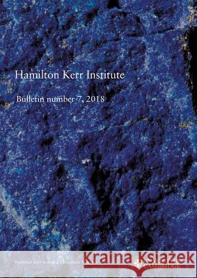 Hamilton Kerr Institute Bulletin Number 7, 2018 Wrapson, Lucy 9781909492660 Archetype Publications Ltd
