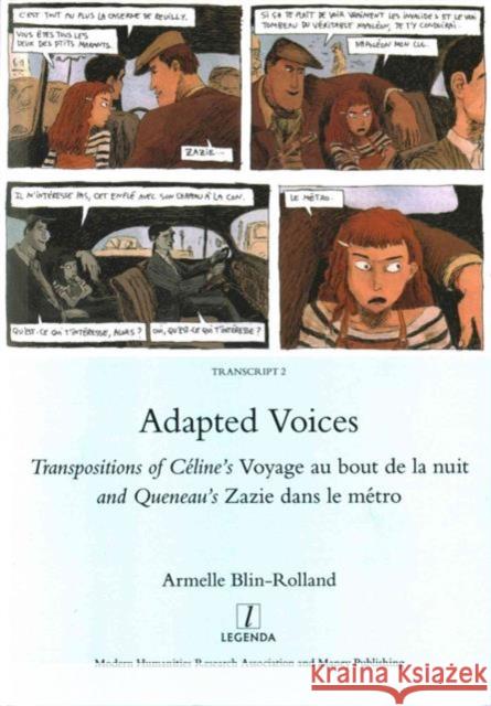 Adapted Voices Armelle Blin-Rolland 9781909662568