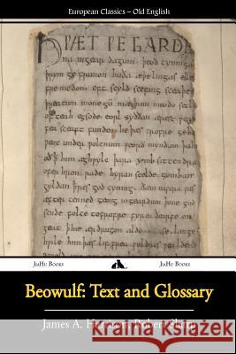 Beowulf: Text and Glossary James A. Harrison Robert Sharp 9781909669437 