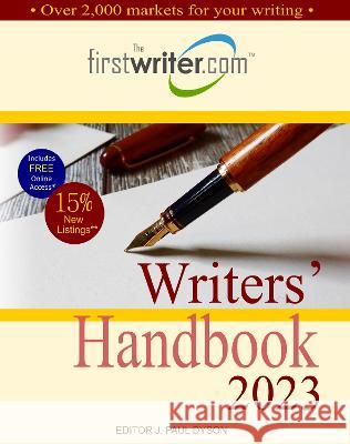 Writers' Handbook 2023 J. Paul Dyson   9781909935426 J P & A Dyson