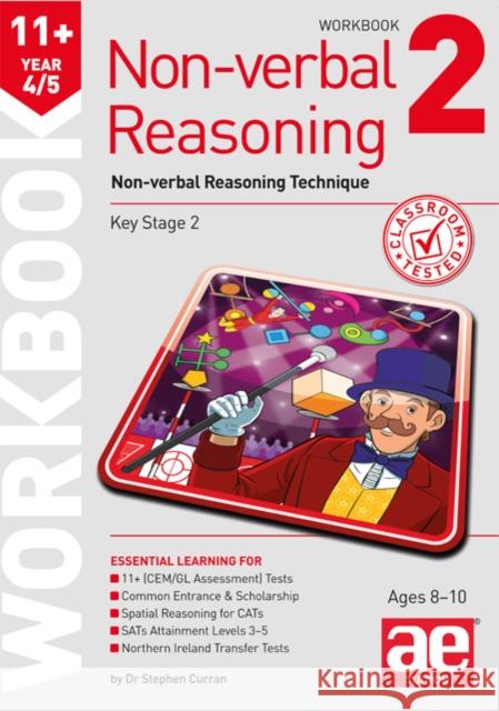 11+ Non-verbal Reasoning Year 4/5 Workbook 2: Non-verbal Reasoning Technique Andrea F. Richardson Katrina MacKay  9781910106686