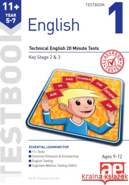 11+ English Year 5-7 Testbook 1 Katrina MacKay 9781910107409 Accelerated Education Publications Ltd