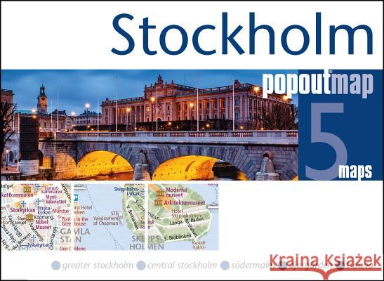 Stockholm PopOut Map: Handy, pocket size, pop-up map of Stockholm  9781910218709 Heartwood Publishing