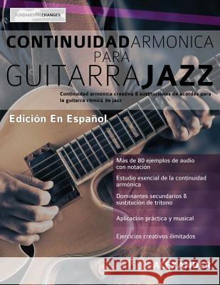 Continuidad armónica para guitarra jazz Joseph Alexander 9781911267430