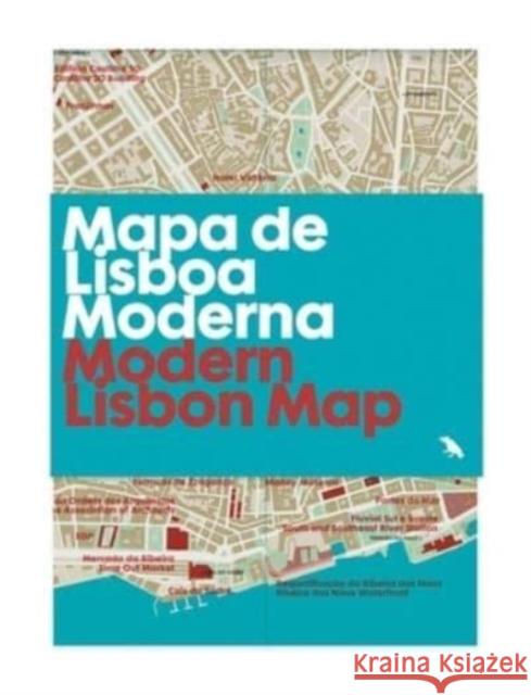 Modern Lisbon Map: Mapa de Lisboa Moderna  9781912018505 Blue Crow Media