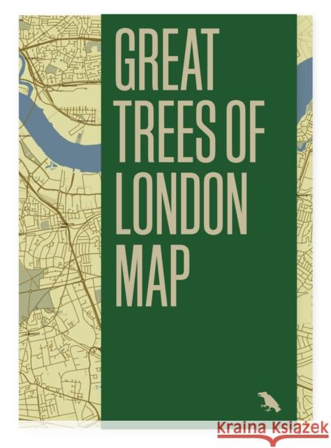 Great Trees of London Map Paul Wood 9781912018765 Blue Crow Media