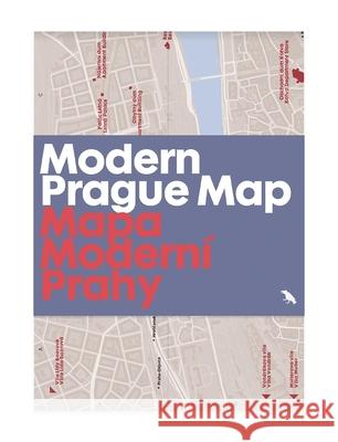 Modern Prague Map Adam Stech 9781912018925 Blue Crow Media