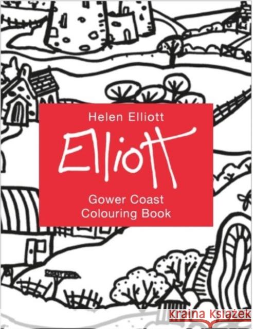 Helen Elliott Concertina Colouring Book: Gower Coast Helen Elliott   9781912050581 Graffeg Limited