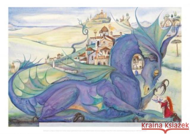 Jackie Morris Poster: My Dragon is as Big as a Village Jackie Morris 9781912050765 Graffeg Limited