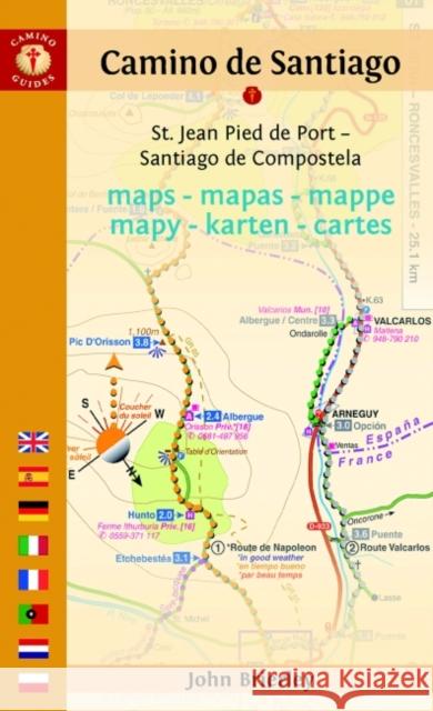 Camino De Santiago Maps John (John Brierley) Brierley 9781912216178 