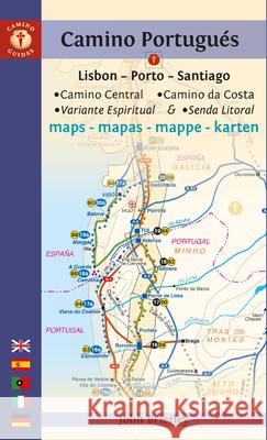 Camino Portugues Maps John (John Brierley) Brierley 9781912216185 
