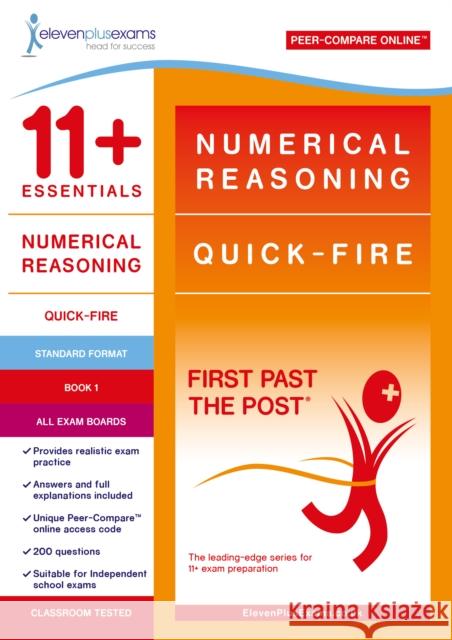 11+ Essentials Numerical Reasoning: Quick-fire Book 1  9781912364305 Eleven Plus Exams