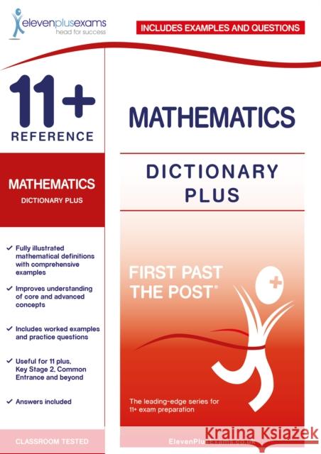 11+ Reference Mathematics Dictionary Plus  9781912364473 Eleven Plus Exams