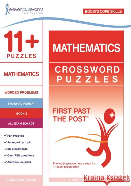 11+ Puzzles Mathematics Crossword Puzzles Book 2  9781912364510 Eleven Plus Exams