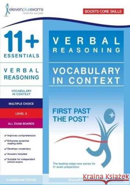 11+ Essentials Verbal Reasoning: Vocabulary in Context Level 1  9781912364688 Eleven Plus Exams