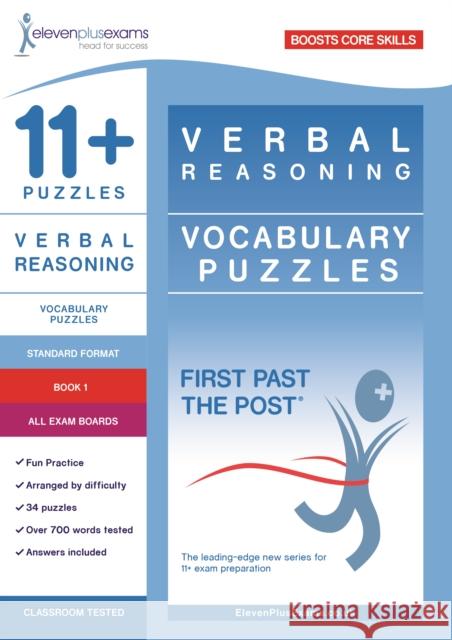 11+ Puzzles Vocabulary Puzzles Book 1  9781912364749 Eleven Plus Exams