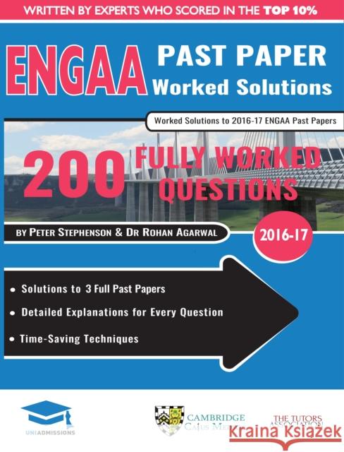 ENGAA Past Paper Worked Solutions: Detailed Step-By-Step Explanations for over 200 Questions, Includes all Past Papers, Engineering Admissions Assessm Agarwal, Rohan 9781912557080 Rar Medical Services