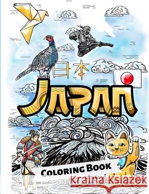Japan Coloring Book: Adult Colouring Fun Stress Relief Relaxation and Escape Aryla Publishing 9781912675760 Aryla Publishing