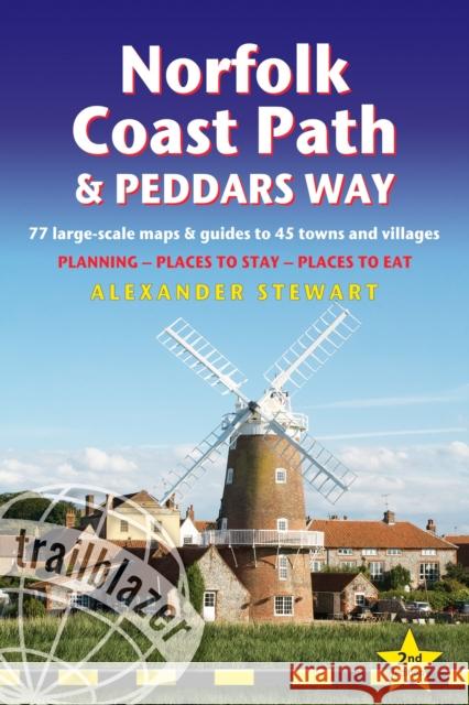 Norfolk Coast Path and Peddars Way Trailblazer Walking Guide 2e  9781912716395 Trailblazer Publications