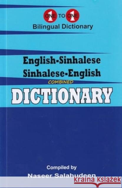 English-Sinhalese & Sinhalese-English One-to-One Dictionary: Script & Roman (Exam Dictionary) Naseer Salahudeen 9781912826216