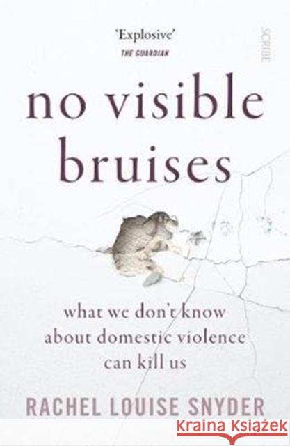 No Visible Bruises: what we don't know about domestic violence can kill us Rachel Louise Snyder 9781912854851 Scribe Publications