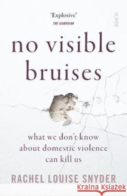 No Visible Bruises: what we don’t know about domestic violence can kill us Rachel Louise Snyder 9781912854851 Scribe Publications