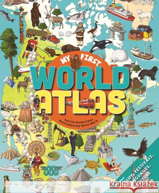 My First World Atlas David Owen, Quino Marin 9781912944187