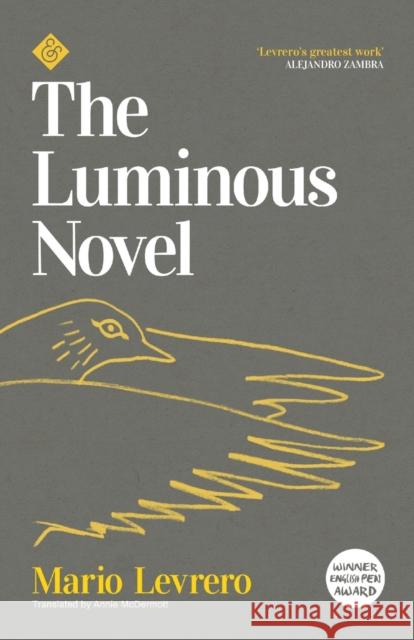 The Luminous Novel Mario Levrero 9781913505011