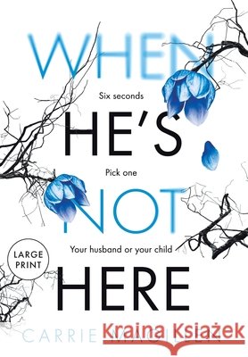 When He's Not Here: (Large Print Hardback Edition) Magillen, Carrie 9781913692049 Little Robin Press