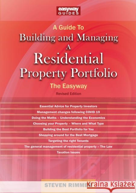 A Guide To Building And Managing A Residential Property Portfolio Steven Rimmer 9781913776329 Straightforward Publishing