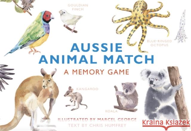 Aussie Animal Match: A Memory Game Marcel George Chris Humfrey 9781913947453