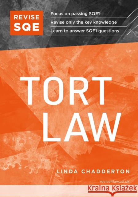 Revise SQE Tort Law: SQE1 Revision Guide Linda Chadderton 9781914213830 Fink Publishing Ltd