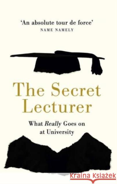 The Secret Lecturer: What Really Goes on at University  9781914487217 Canbury Press