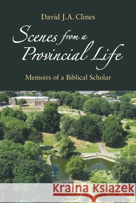 Scenes from a Provincial Life: Memoirs of a Hebrew Bible Professor David J. a. Clines 9781914490637